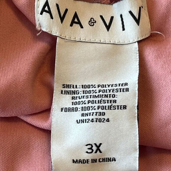 Ava & Viv Speechless Pink Swiss Dot Tulle Overlay Skirt Excellent Pre-Owned - Picture 4 of 8